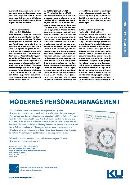 Vorschauseite 2: Recruiting und Personalmarketing – zwei Paar Schuhe Acht Thesen zur nachhaltigen Mitarbeitergewinnung