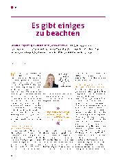 Vorschauseite 1: Es gibt einiges zu beachten.