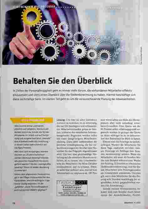Vorschauseite 1: Behalten Sie den Überblick.