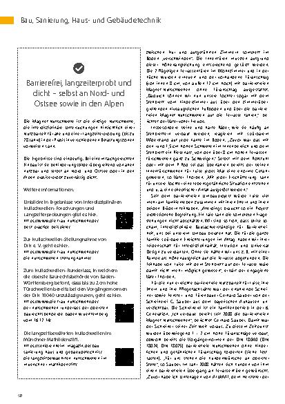 Vorschauseite 3: Zugänglichkeit auf Terrassen und Balkone für alle – selbst mit Stehbrett oder Pflegebett