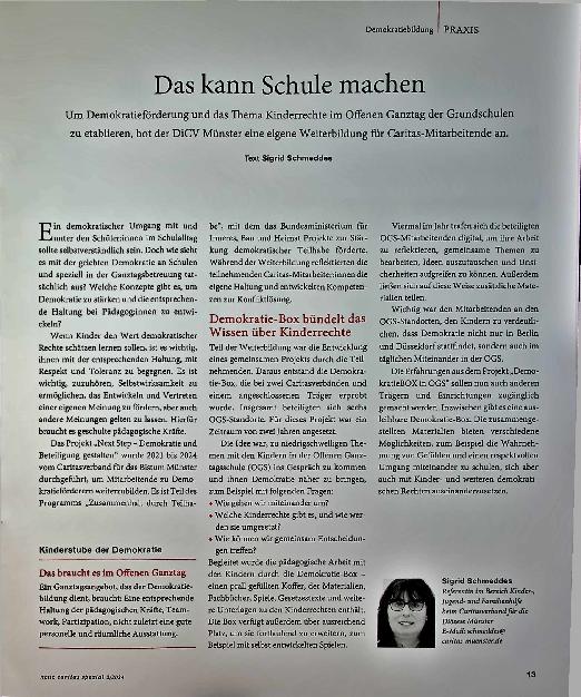 Vorschauseite 1: Das kann Schule machen.