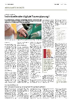 Vorschauseite 1: Ambulante Tourenplanung: Individuelle oder digitale Tourenplanung?
