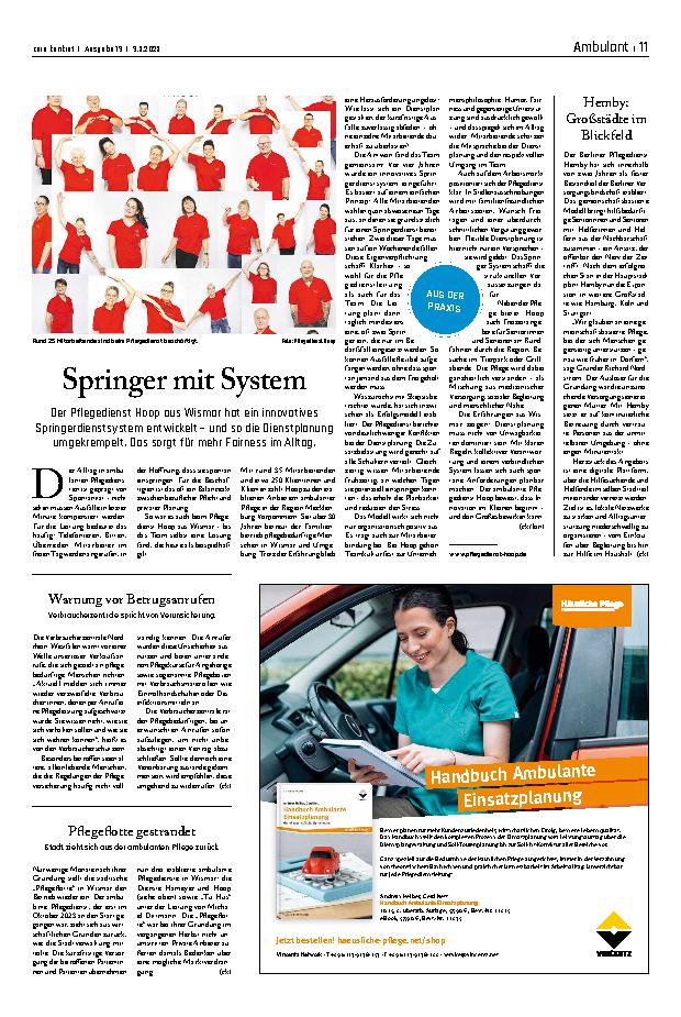 Vorschauseite 1: Springer mit System