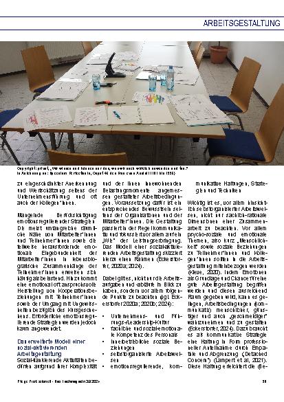Vorschauseite 4: Der Mehrwert sozial flankierender Aktivitäten für eine Arbeitsgestaltung