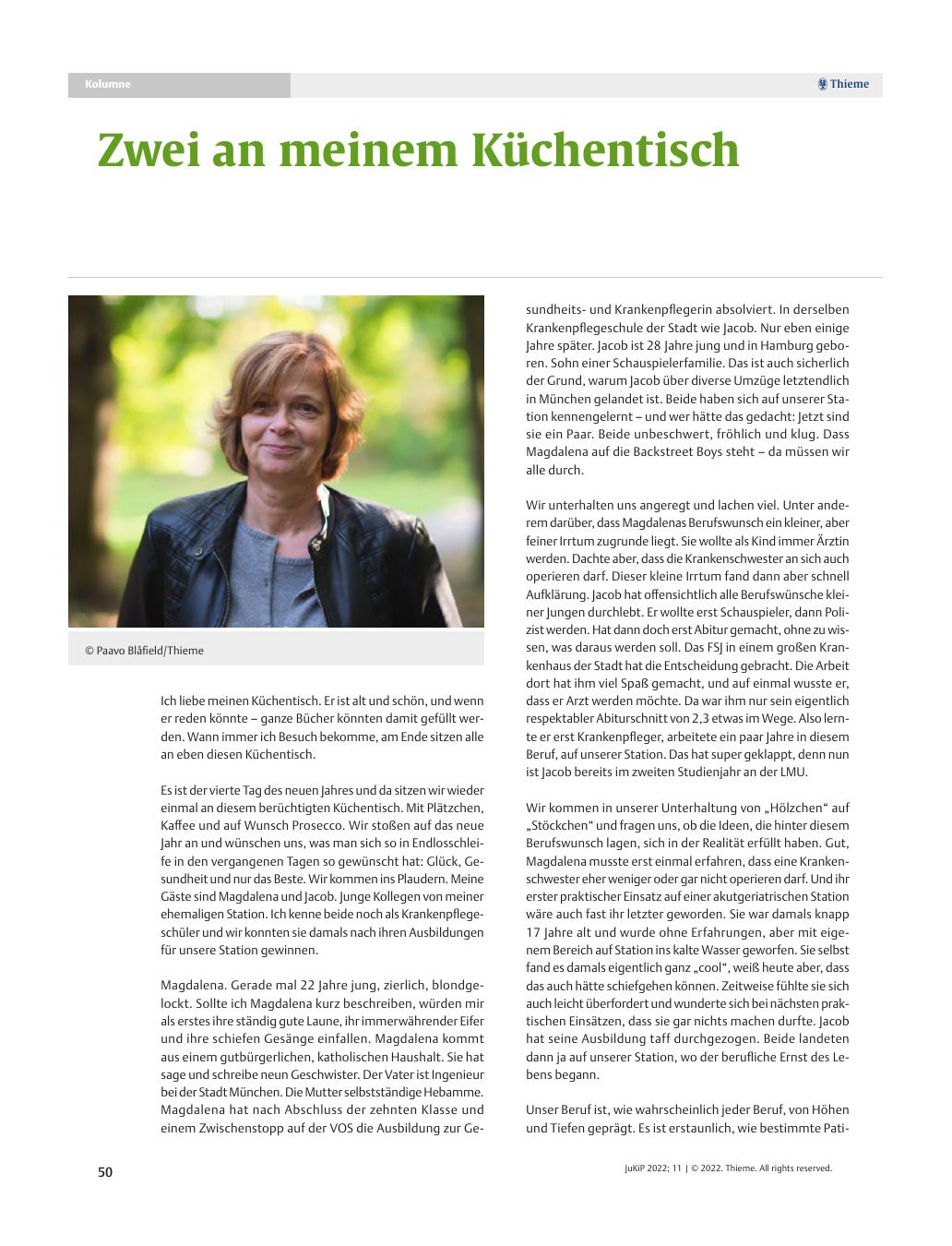 Vorschauseite 1: Zwei an meinem Küchentisch