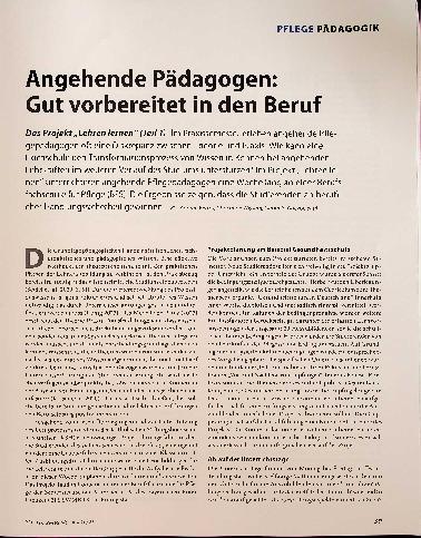 Vorschauseite 1: Angehende Pädagogen: Gut vorbereitet in den Beruf