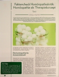 Vorschauseite 1: Faktencheck Homöopathiekritik: | Homöopathie als Therapiekonzept Teil 2