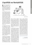 Vorschauseite 1: Liquidität vor Rentabilität