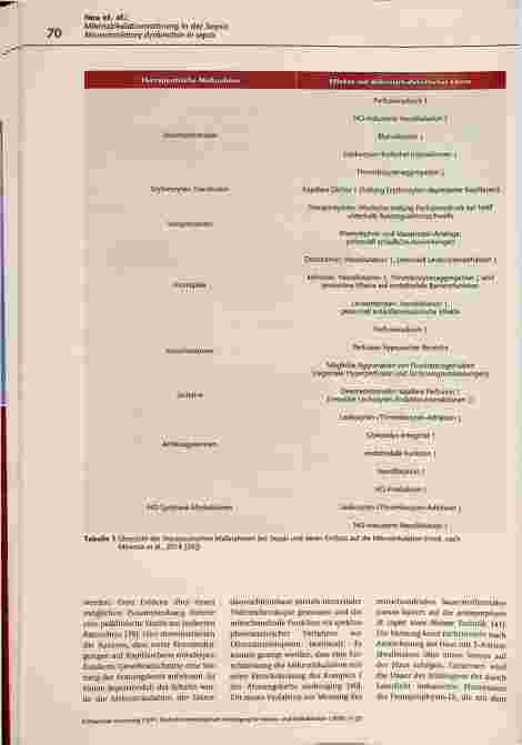 Vorschauseite 5: Mikrozirkulationsstörung in der Sepsis