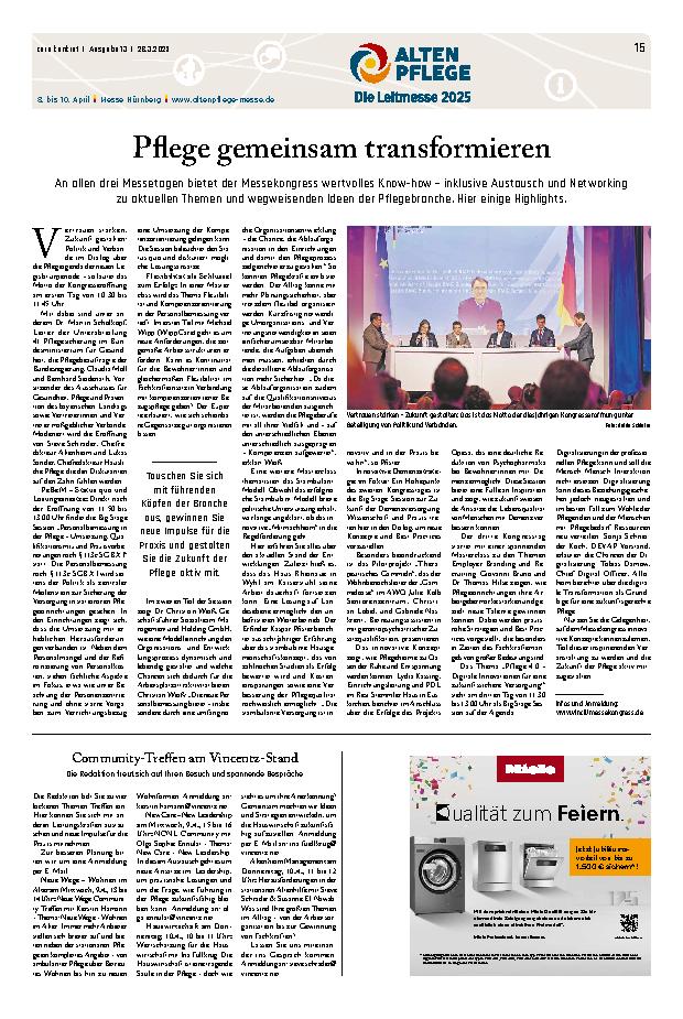 Vorschauseite 1: Pflege gemeinsam transformieren