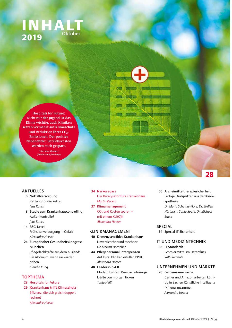 Vorschauseite 1: Oktober 2019