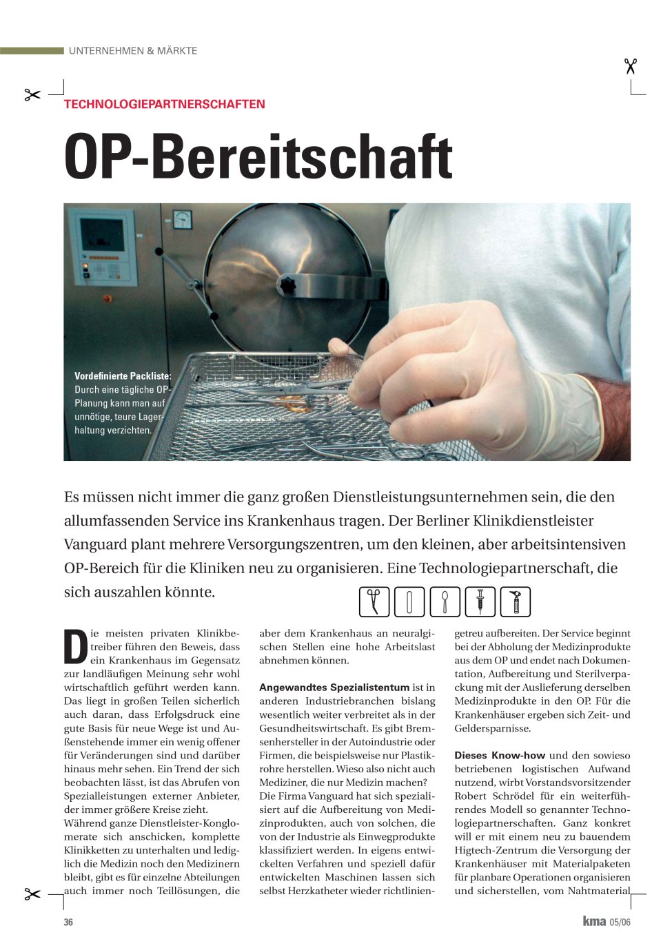 Vorschauseite 1: OP-Bereitschaft