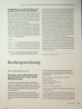 Vorschauseite 1: Rechtsprechung zum Wehrdienstrecht