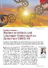 Vorschauseite 1: Betrieblicher Arbeitsschutz: Risiken ermitteln und Lösungen finden, auch zu Zeiten von COVID-19.