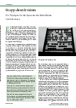 Vorschauseite 1: Stopp dem Irrsinn. Ein Plädoyer für die Sprache der Betroffenen.