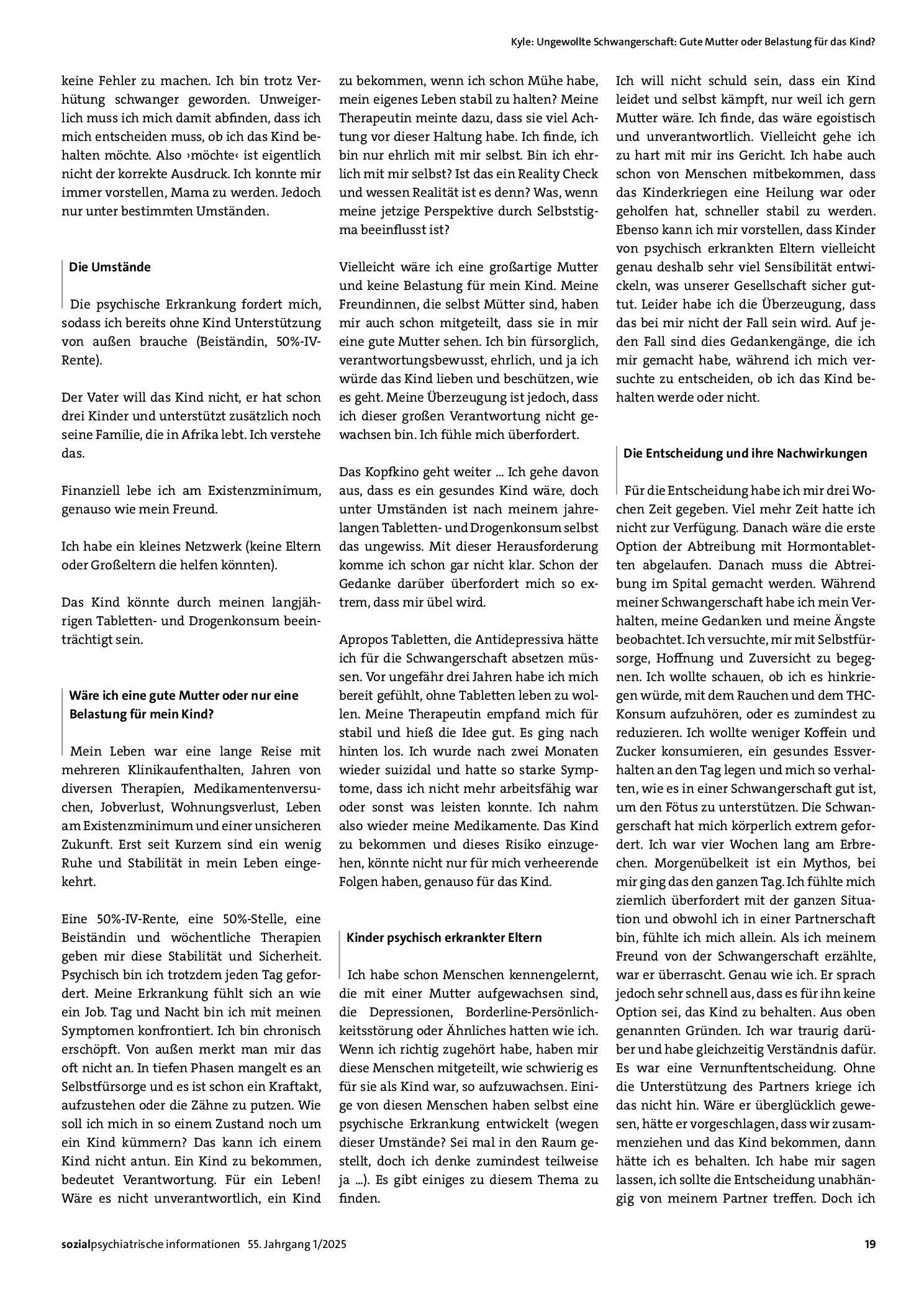 Vorschauseite 2: Ungewollte Schwangerschaft: Gute Mutter oder Belastung für das Kind? Mein Umgang mit einer ungewollten Schwangerschaft und mein Entscheidungsweg