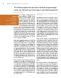 Vorschauseite 1: Ein Erfahrungsbericht aus dem Veränderungsmanagement: der Verzicht auf Innenvlies in den Sterilcontainern