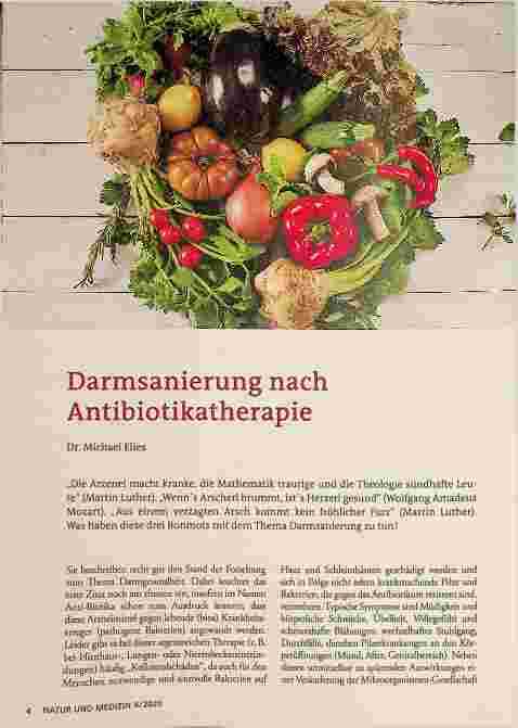 Vorschauseite 1: Darmsanierung nach Antibiotikatherapie