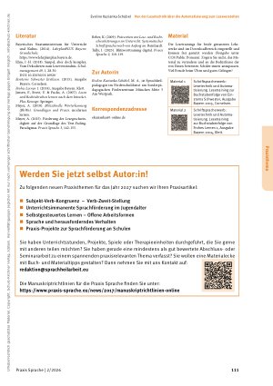 Vorschauseite 4: Von der Lesetechnik über die Automatisierung zum Leseverstehen