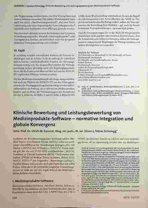 Vorschauseite 6: Umgang mit der REACH-VO im Medizinproduktesektor