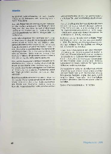 Vorschauseite 3: Aktuelles Mehr Beschäftigte in Pflegeberufen