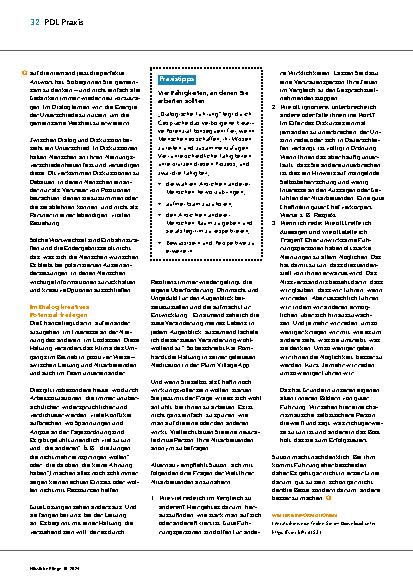Vorschauseite 2: „Wie fühlt es sich an, unter mir zu arbeiten?“
