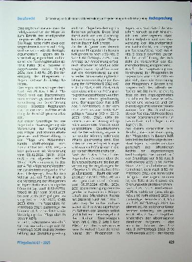 Vorschauseite 3: Zur Anrechnung von Qualifikationen auf die Weiterbildung zur Pflegedienstleitung und zur Einrichtungsleitung