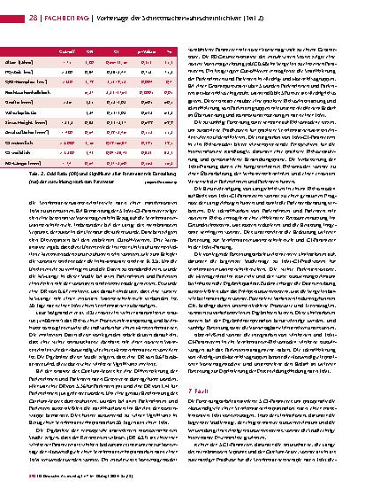 Vorschauseite 3: Vorhersage der Schrittmacher - Wahrscheinlichkeit durch TAVI-CT-basierte Prädiktoren (Teil 2)