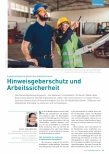 Vorschauseite 1: Zusammenspiel im Sinne des Arbeitsschutzes, Hinweisgeberschutz und Arbeitssicherheit.
