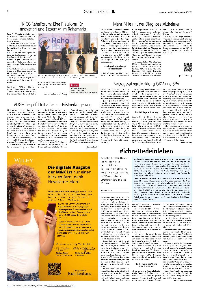 Vorschauseite 3: Gesundheitspolitik