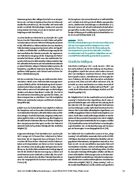 Vorschauseite 2: Künstliche Intelligenz: Herausforderungen und Nutzen in der Intensivmedizin