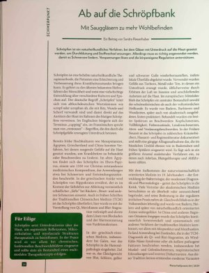 Vorschauseite 1: Ab auf die Schröpfbank Mit Sauggläsern zu mehr Wohlbefinden