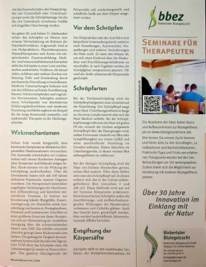 Vorschauseite 2: Ab auf die Schröpfbank Mit Sauggläsern zu mehr Wohlbefinden