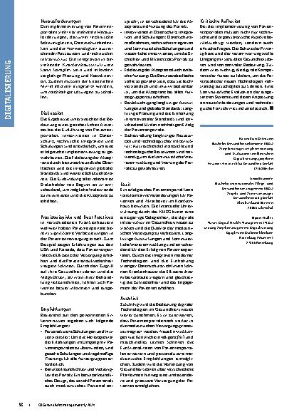 Vorschauseite 3: Portal Progress: Transformative Veränderungen für Patienten und Mitarbeiter. Digitale Patientenportale im Rahmen des Krankenhauszukunftsgesetzes (KHZG).