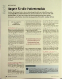 Vorschauseite 1: Regeln für die Patientenakte