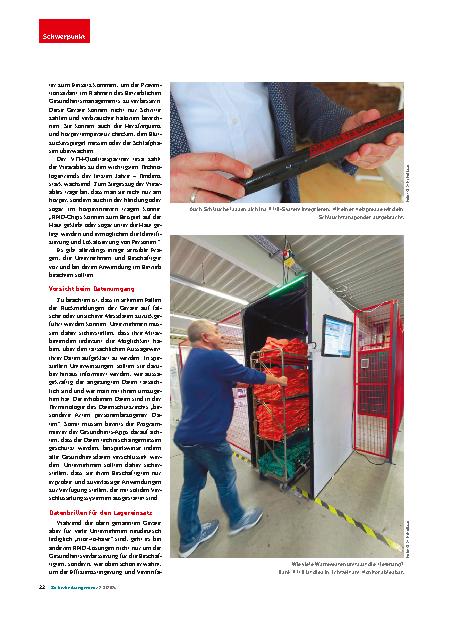 Vorschauseite 3: Mit RFID-Technologie die Arbeitssicherheit optimieren