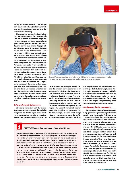 Vorschauseite 4: Mit RFID-Technologie die Arbeitssicherheit optimieren