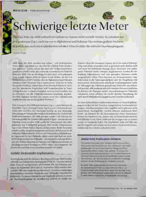 Vorschauseite 1: Schwierige letzte Meter