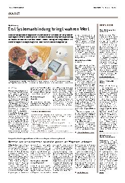 Vorschauseite 1: Erst Systemanbindung bringt wahren Wert.