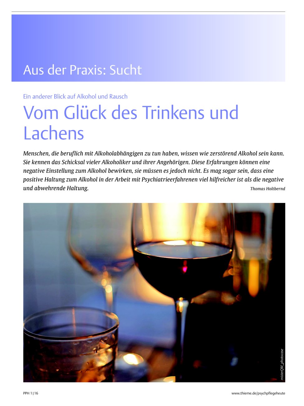 Vorschauseite 1: Vom Glück des Trinkens und Lachens