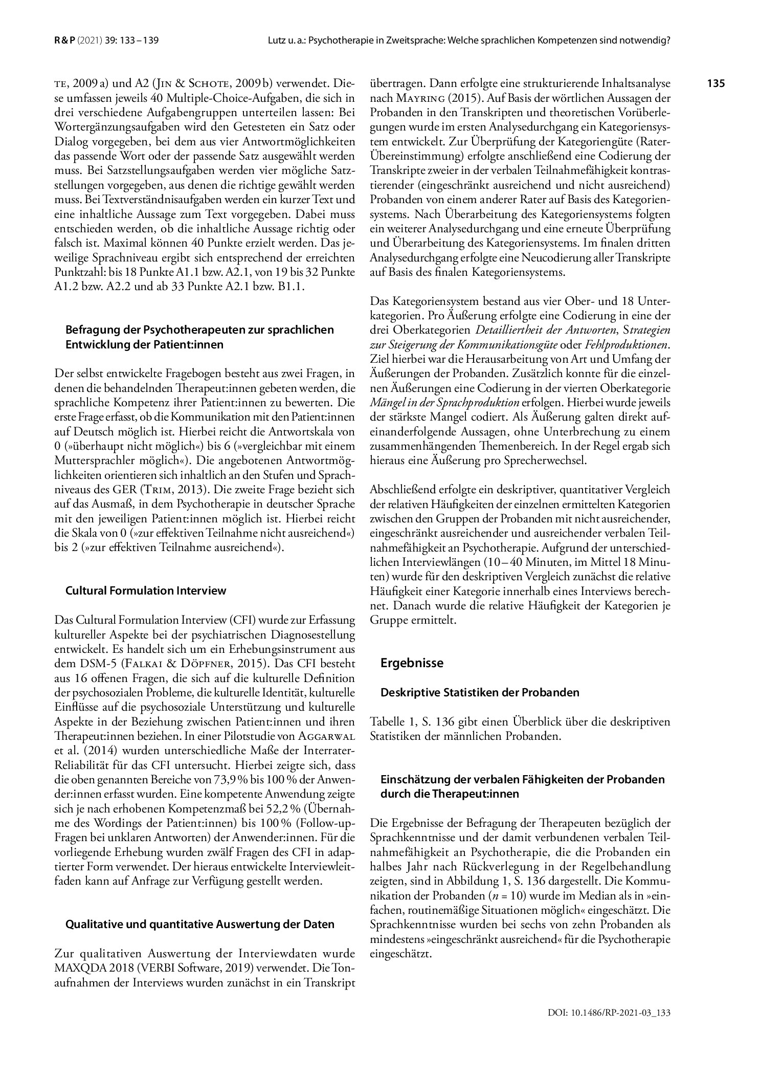Vorschauseite 3: Psychotherapie in Zweitsprache: Welche sprachlichen Kompetenzen sind notwendig?