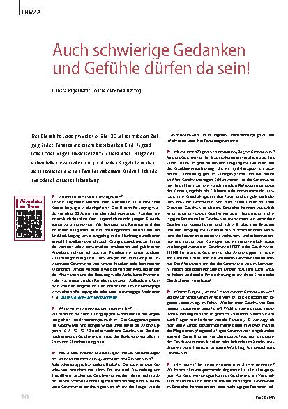 Vorschauseite 1: Auch schwierige Gedanken und Gefühle dürfen da sein!