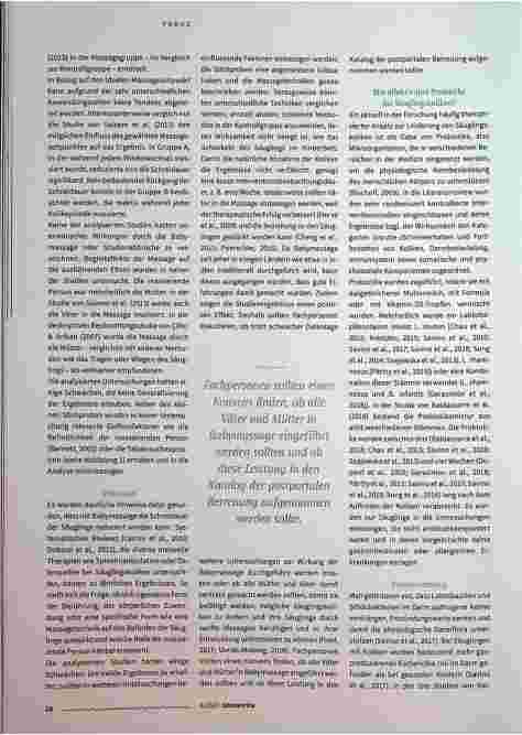 Vorschauseite 3: Säuglingskoliken: Wie wirksam sind Babymassagen und Probiotika?