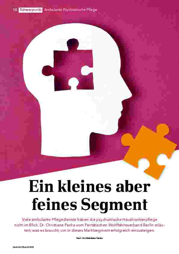 Vorschauseite 1: Ein kleines aber feines Segment