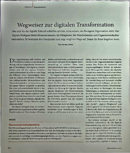Vorschauseite 1: Wegweiser zur digitalen Transformation