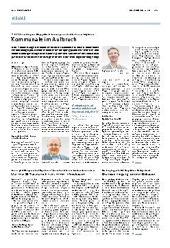 Vorschauseite 1: Kommunale im Aufbruch