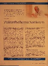 Vorschauseite 1: Zukunftsthema Senioren