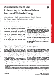Vorschauseite 1: Distanzunterricht und E-Learning in der beruflichen Fortund Weiterbildung