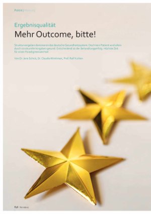 Vorschauseite 1: Ergebnisqualität Mehr Outcome, bitte!