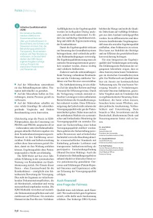 Vorschauseite 3: Ergebnisqualität Mehr Outcome, bitte!